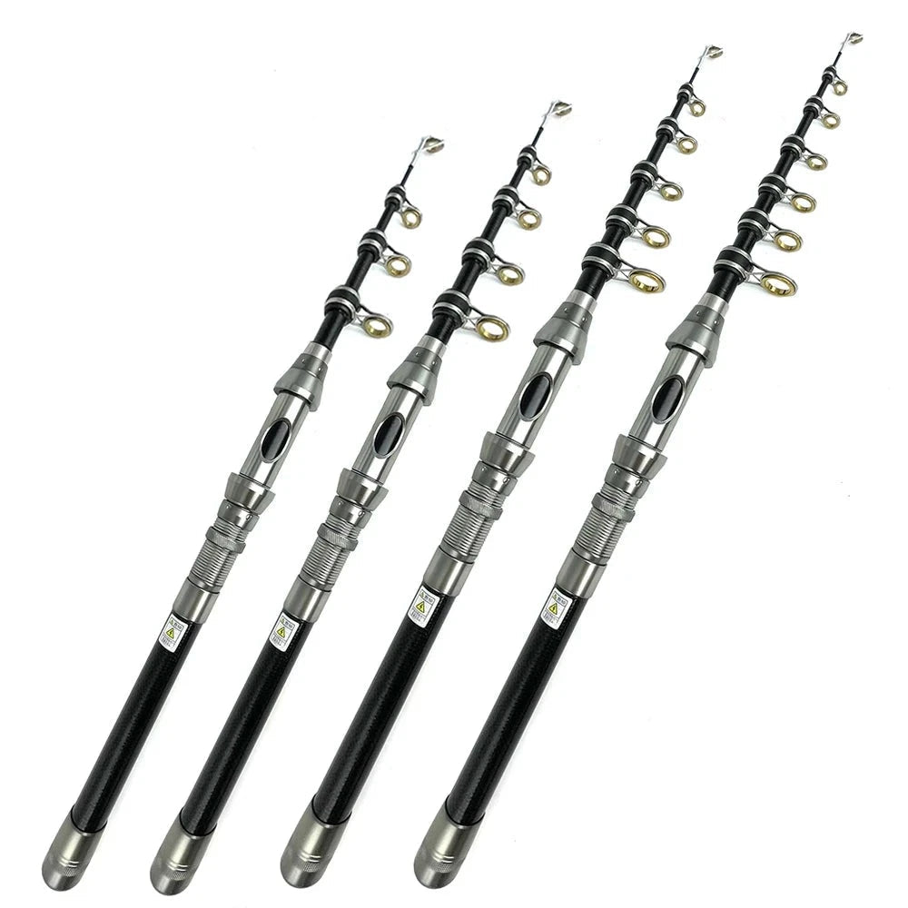 Vara Telescópica Ghotda Fácil Transporte Ação Rápida Cabo Retrátil