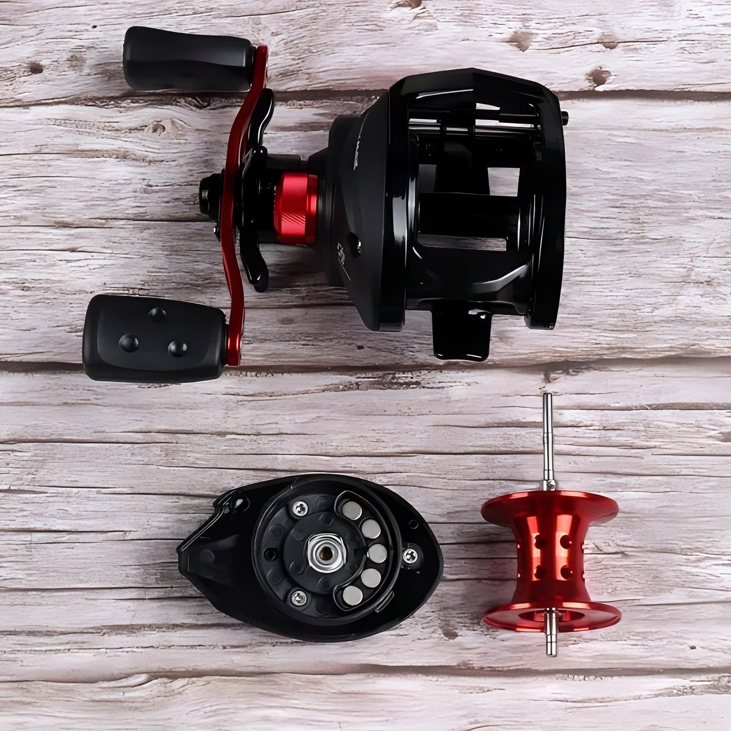 Carretilha Abu Garcia Black Max3 Drag 8kg Com 4 Rolamentos de Aço Inoxidável